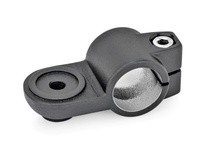 278-B25-MZ-2-SW JW Wincoaluminum powder coated 3.74 inch long swivel clamp connector with stainless steel cap screws and hex nut