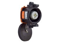 Meltric 28-14075 DXA1 RECEPTACLE METAL BLACK SIZE 2 IP 66/67 1P+N+G 20 A 125 VAC 60 Hz