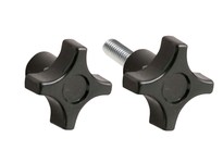 Davies Molding 2800-C Four Arm Thermplastic Female Insert Black ( Diameter=1 Height=0.75 Hub Diameter=0.44 Thread=1/4-20 Thread 