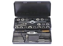 DRILLCO 2800C36 Metric Carbon Tap & Die Set 36pc | High-Quality Tools