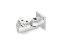 282-B25-T-2-BL JW Wincoaluminum matte 4.11 inch long B25 diameter swivel clamp connector joint with stainless steel cap screws a