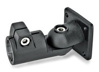 282-B40-S-2-SW JW Wincoaluminum powder coated 6.57 inch long B40 diameter swivel clamp connector joint with stainless steel cap 