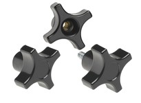 Davies Molding 2820-A Four Arm Thermoset Phenolic Female Insert Black ( Diameter=1.5 Height=1.00 Hub Diameter=0.625 Thread=5/16-