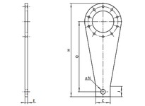 Ringspann 2838.107.002.000000 TORQUEARM650 TORQUE ARM