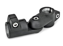 284-B50-B50-T-2-SW JW Wincoaluminum powder coated 9.06 inch long B50 diameter swivel clamp connector joint with stainless steel 