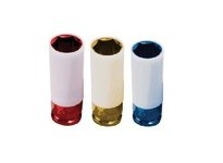 Sunex Tools 2842 3pc. 1/2" Dr. Met Thin Wall Wheel Prot Impact Sckt