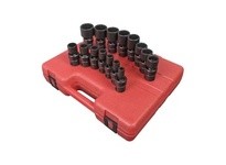 Sunex Tools 2856 15pc 1/2" Dr 12 Pt SAE Universal Impact Socket | YarinInd