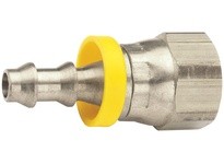 Dixon 2870407SS Female 45°SAE/37°JIC Swivel x Push-on Hose Barb
