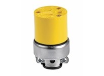 Cooper Eaton 2887-BOX Conn 15A 125V 2P3W Str Vinyl/Armored Yellow | Durable Electrical Connector