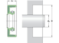 SKFSEAL 28X48X8 HMSA7 R METRIC RADIAL SMALL DIAMETER SEAL | High-Quality Industrial Supplies
