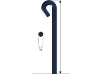 29015 Hex Loop Replacement Key 1.5mm x 1.8" | YarinInd