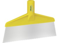 Vikan 29106 Scraper Floor & Table 10.25" PP/SS Yellow | YarinInd