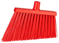 Vikan 29144 Broom Angle Cut Stiff 11" PP/PET Red | YarinInd