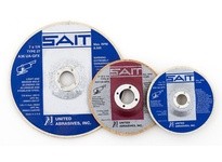 United Abrasives SAIT 29206 Cotton Fiber Wheels - A24 UA-MTX - Resin Bond for Light to Medium Weld Removal (Width 1/4" Diameter 