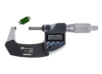 Mitutoyo 293-345-30 Coolant Proof Micrometer 1 to 2 in Measuring LCD Display