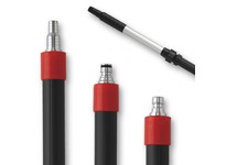 Vikan 297352C Aluminium telescopic waterfed handle w/click fit 1600 - 2840 mm Ø31 mm Black