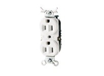 Cooper Eaton 298W-BU Receptacle Duplex 15A125V 2P3W Push Wire | White
