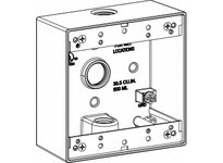 Orbit 2B50-3-W 2-G W/P BOX 3 1/2 HUBS 2 DEEP - WH