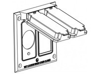 Orbit 2C-GS 2-G W/P COVER 1 GFI & 1 SINGLE REC/SW