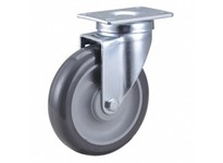 2G045 Debris-Resistant Standard Plate Caster Swivel Polyurethane 315 lb 5 in Wheel Dia