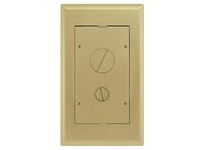 Hubbell Wiring 2GAFBFFCVRBRS AFB FF CVR 2G BRASS POWDER