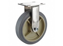 2LY24 P21RX-RP060D-14-AM Corrosion-Resistant Standard Plate Caster Rigid Thermoplastic Rubber 500 lb 6 in Wheel Dia