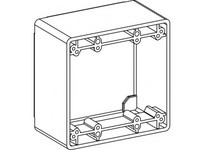 Orbit 2PB-W 2-GANG WEATHERPROOF MODIFIABLE PLASTIC BOX /W LOCK NUTS WH