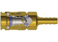 Dixon 2US2-B U-Series Universal Pneumatic Standard Hose Barb Coupler | Industrial Supplies