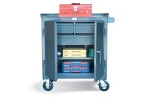 StrongHold 3-TC-241-2/5-1DB Tool Cart with 3 Drawers 36x24x36 1 Shelves