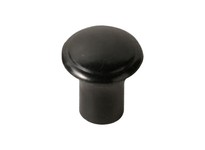 Davies Molding 3003SM Push/Pull Thermoset Phenolic Female Insert Black ( Diameter=0.91 Height=0.91 Hub Diameter=0.50 Thread=1/4-