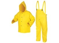 MCR 3003XL Wizard .28mm PVC/Nylon/PVC Flame Ret Suit 3 PC Yellow | Durable Safety Gear
