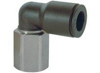 Dixon 30090814 Legris Nylon/Nickel-Plated Brass Push-In Female Elbow