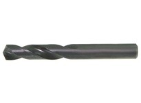 DRILLCO 300E108 1/8 Screw Machine Length Drills High Speed Steel Black Oxide 135 degree Point