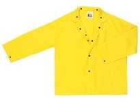 MCR 300JX3 Wizard .28mm PVC/Nylon/PVC Flame Ret Jacket W/Detach Hood YELLOW