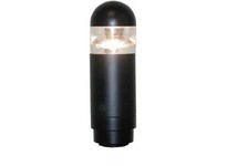 Orbit 3011C-BK MINI BOLLARD - CLEAR -BLK
