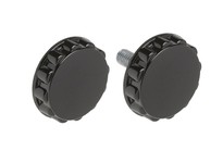 Davies Molding 3015 Round Fluted Thermoset Phenolic Female Insert Black ( Diameter=2.5 Height=1.31 Hub Diameter=1.25 Thread=1/2-