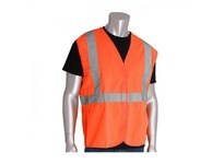 302-WCENGOR-M Class 2 Solid Vest No Pocket H&L Closure | YarinInd