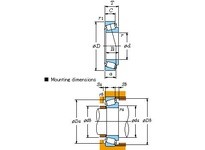 Koyo Bearing 30208JR Tapered Roller Bearing, 40 mm Inner Diameter x 80 mm Outer Diameter x 19.75 mm WidthTapered Roller Bearing,