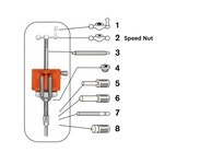302482 NUT-SPEED 1-8 | YarinInd