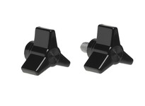 Davies Molding 3035AU Three Arm Thermoset Phenolic Female Insert Black ( Diameter=1.5 Height=0.875 Hub Diameter=0.625 Thread=5/1