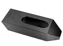 Te-Co 30501 Serrated End Clamps, 1/4, 5/16 or 3/8 Stud Size, 0.5" Total Height, 2.5" Total Length, 1" Total Width, Black Oxide F