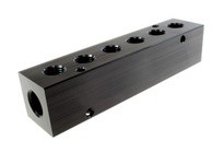 Coilhose 3063 6 Port Aluminum Manifold 3/8" In x 1/4" Out | YarinInd