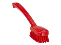 Vikan 30884 Brush Utility Medium 10.2" PP/PBT Red