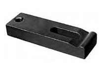 Te-Co 30913 Tapped End Clamps, 1/2 Stud Size, 1/2-13 Thread Size, 0.625" Total Height, 4.5" Total Length, 1.250" Total Width, Bl
