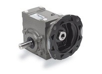 Dodge 30QZ10L14 10:1 Ratio Left Side Solid Output Shaft 140TC Flange 3" Center Distance Green PaintRatio: 10:1Center Distance: 3