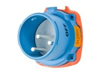 Meltric 31-38172-K07-4X DR50 Inlet Poly Blue Size 3 Type 4X | Industrial Supplies