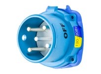 Meltric 31-38237-K16 DR50 Inlet Poly Blue Size 3 | Industrial Supplies