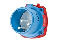Meltric 31-38242-K04-4X DR50 Inlet Poly Blue Size 3 Type 4X | Industrial Supplies