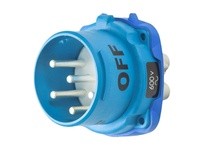 Meltric 31-38941 DR7c Inlet Poly Blue Size 4 IP 66/67/69 | Durable Industrial Connector