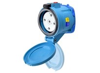 Meltric 31-64237-K16 DR100 Receptacle Poly Blue Size 4 | Industrial Supplies